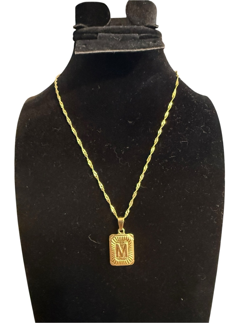 Plunder “Golden Dream” Initial Medallion Necklace